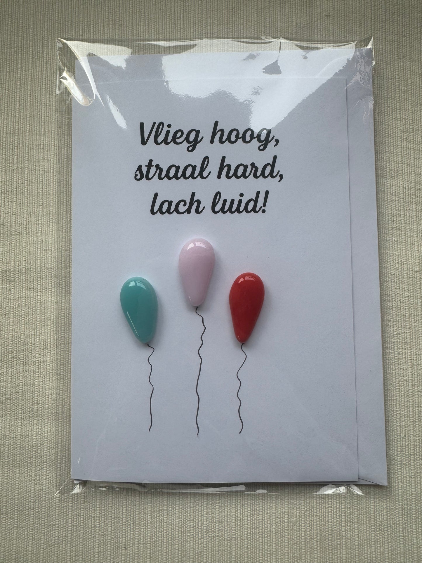 Wenskaart Vlieg hoog