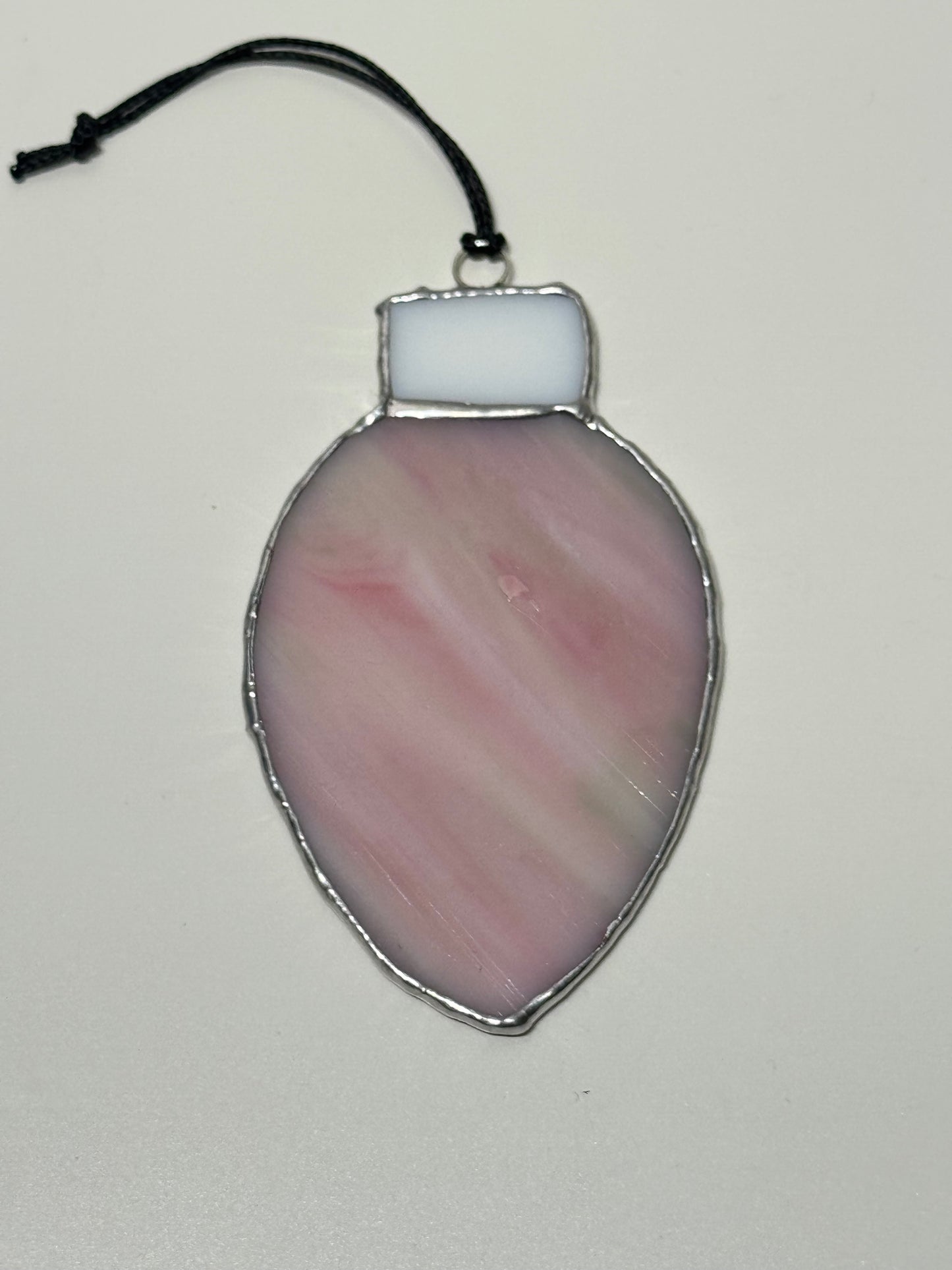 Kerst licht glas decoratie- groot (verschillende kleuren)