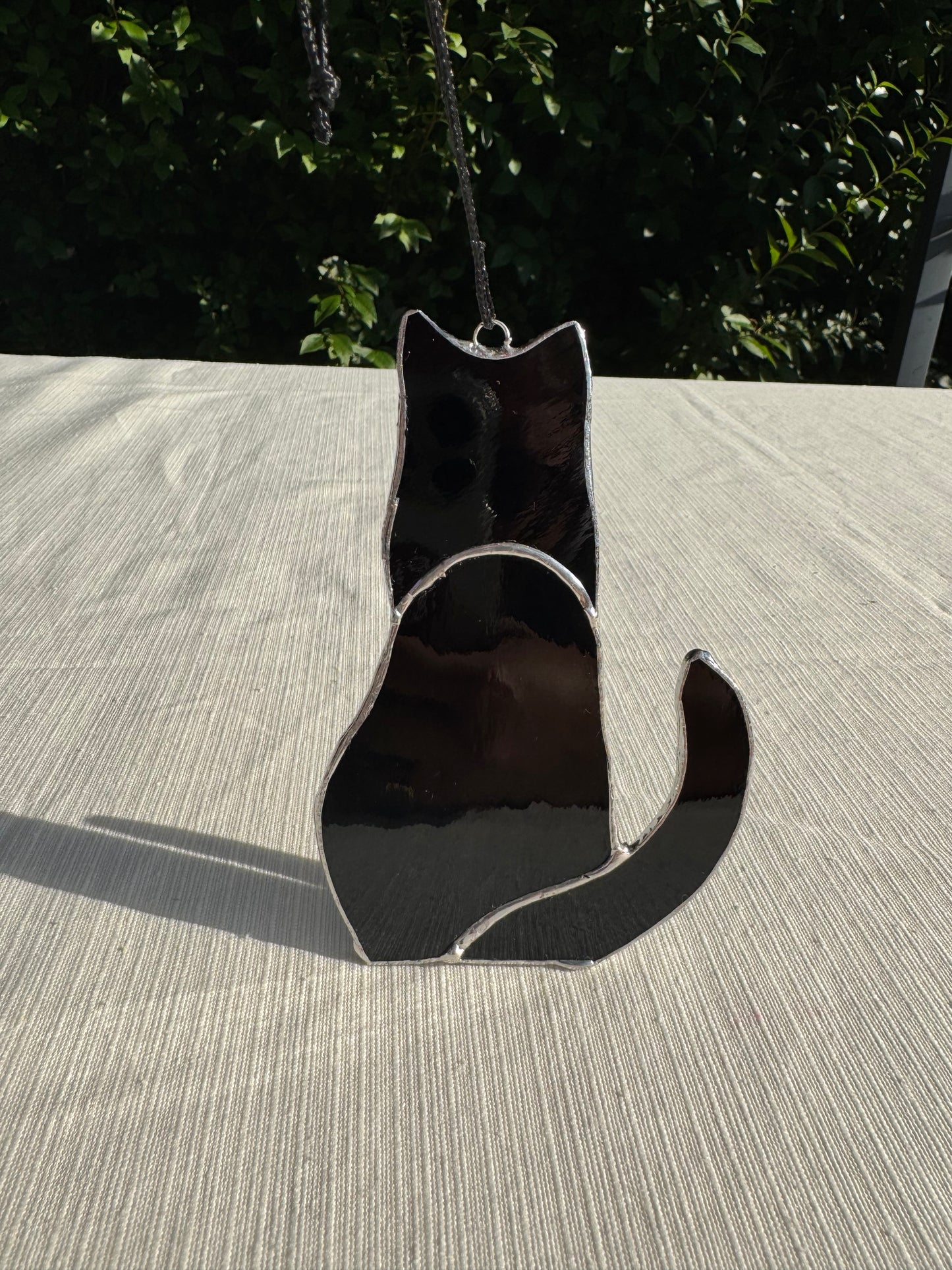 Poes glas decoratie