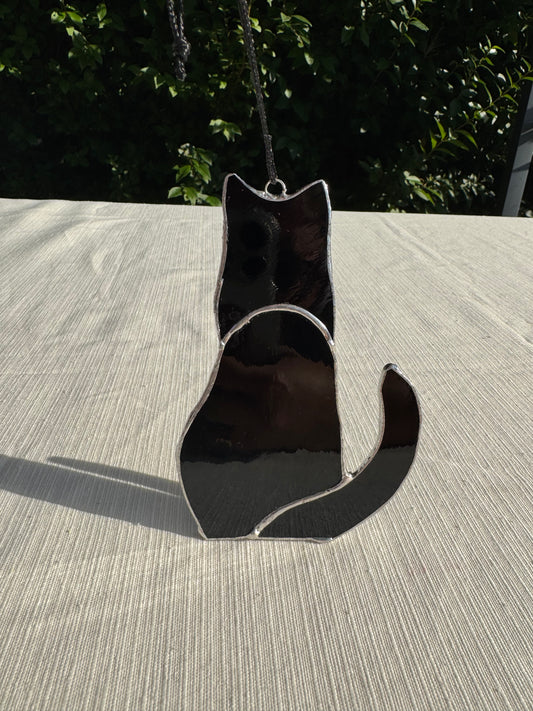 Poes glas decoratie