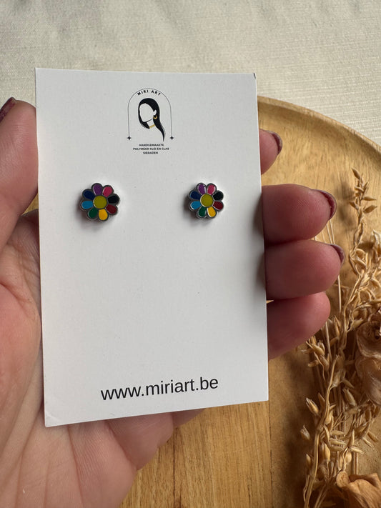 STEKERS bloem met draaisluiting - roestvrij staal