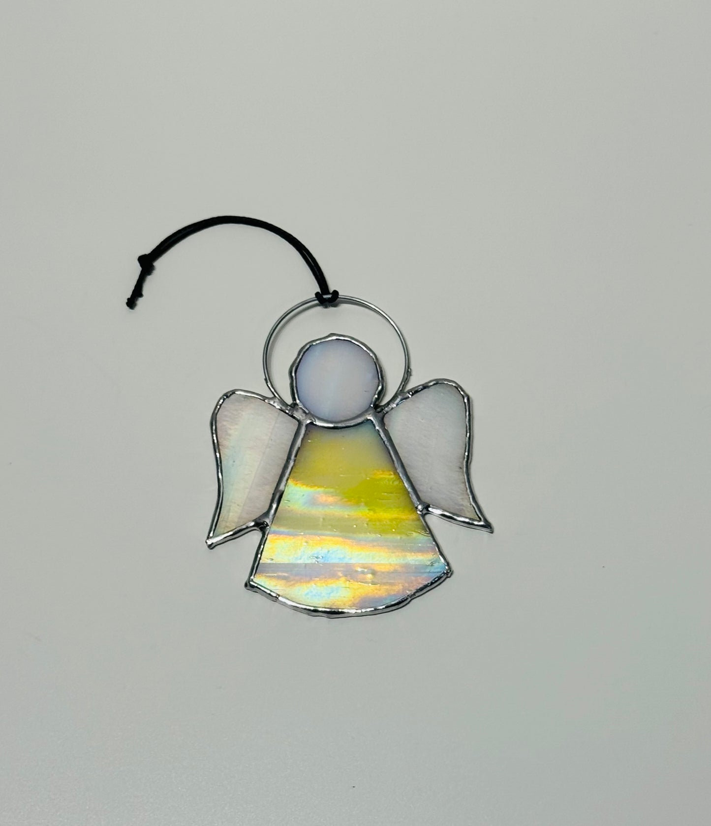 Engeltje glas decoratie - (verschillende kleuren)