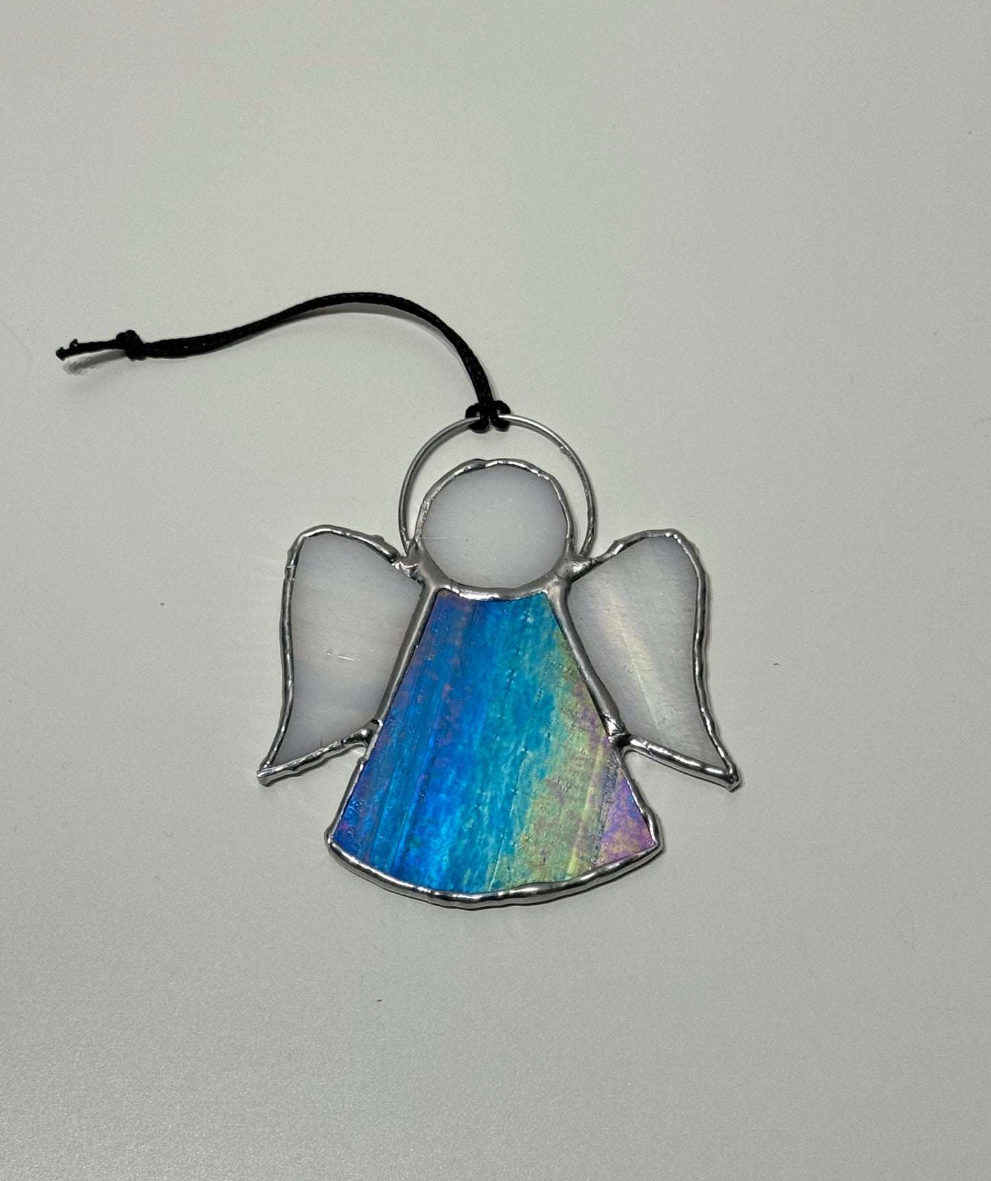 Engeltje glas decoratie - (verschillende kleuren)