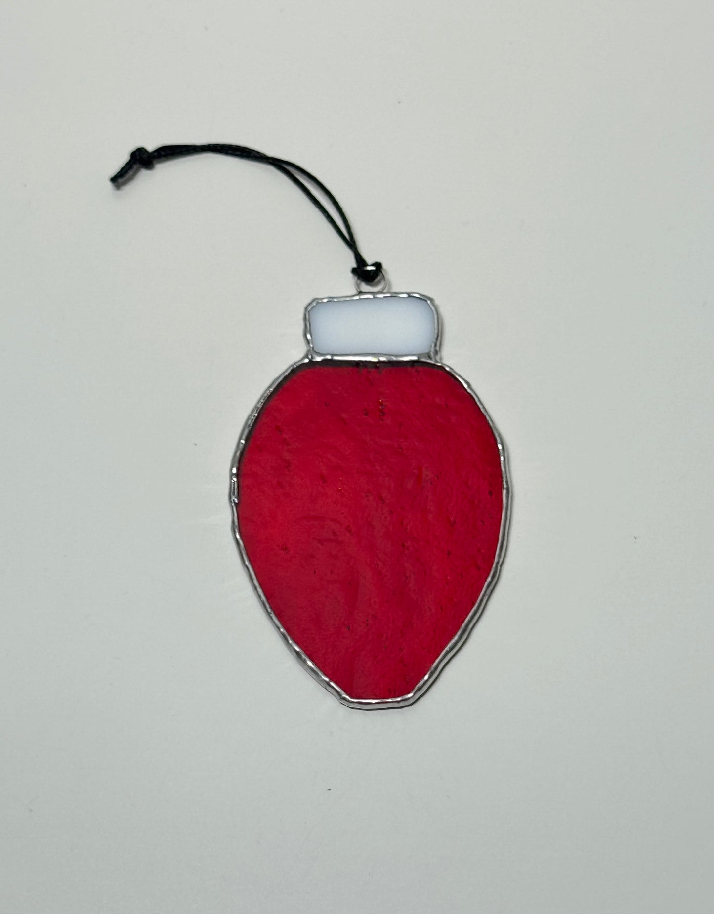 Kerst licht glas decoratie- groot (verschillende kleuren)