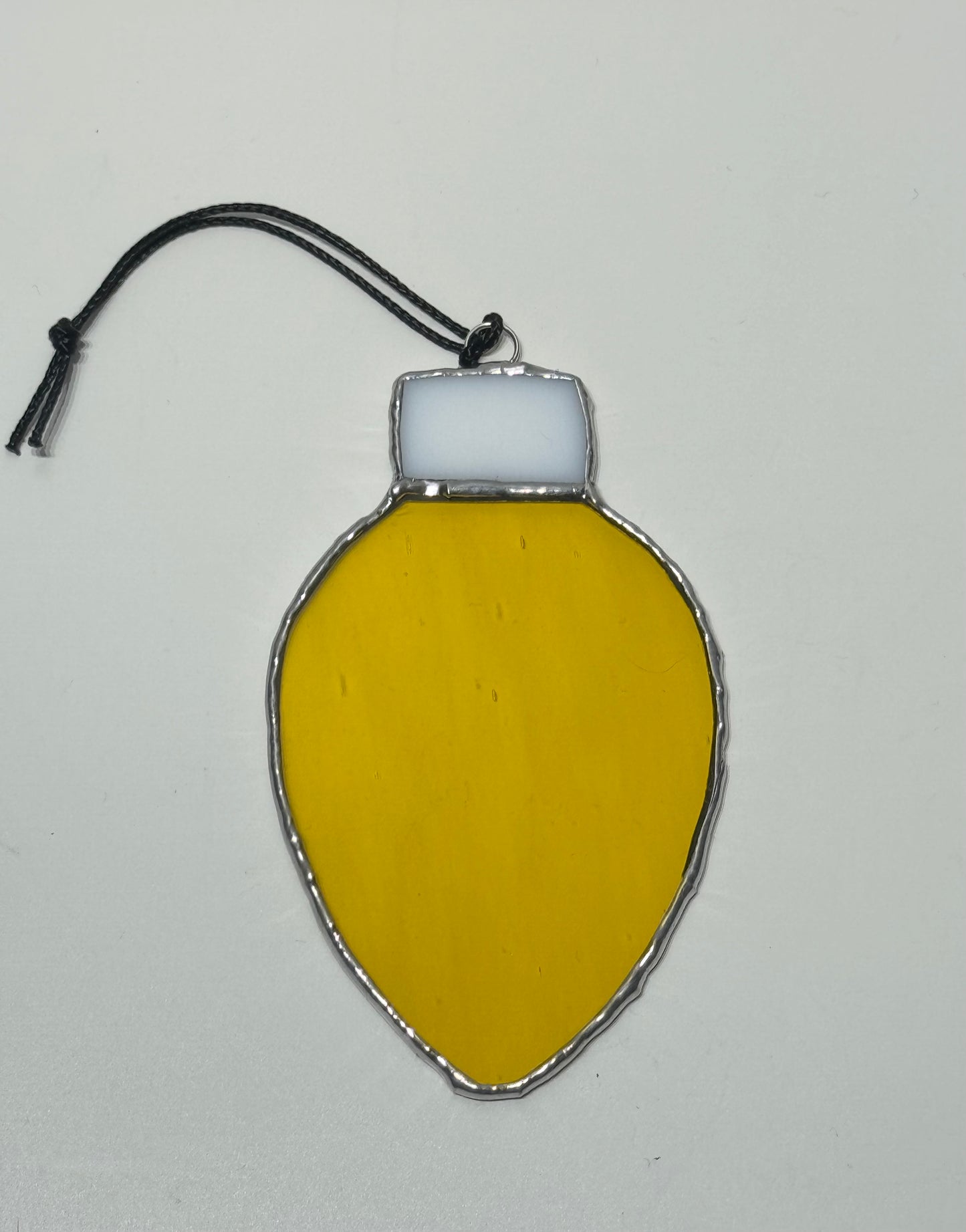 Kerst licht glas decoratie- groot (verschillende kleuren)