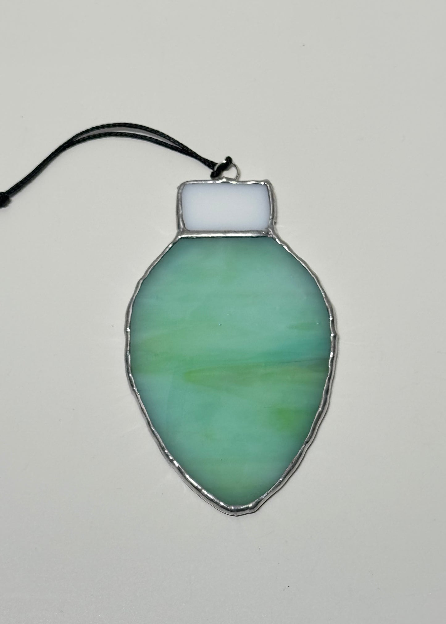 Kerst licht glas decoratie- groot (verschillende kleuren)