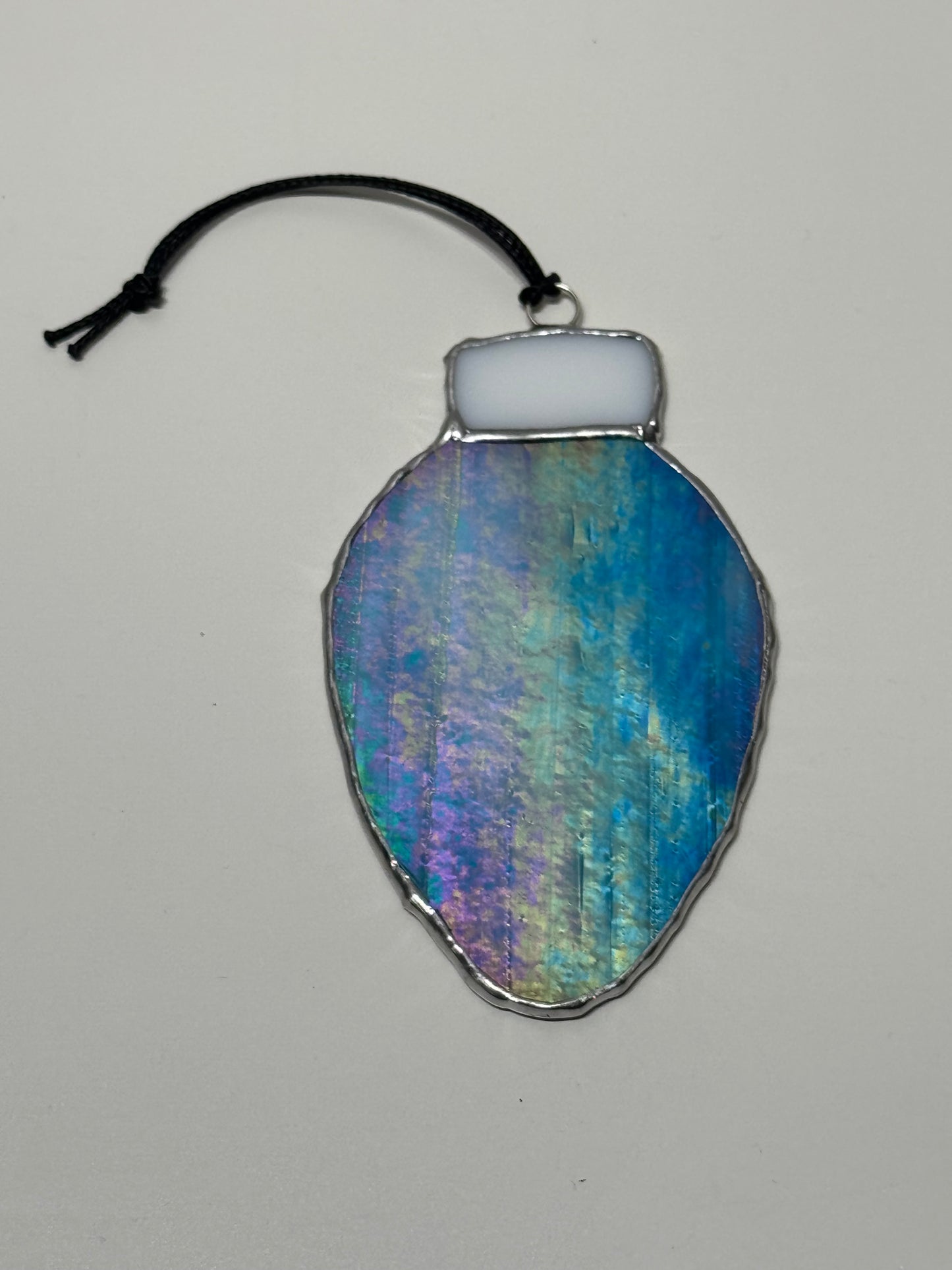 Kerst licht glas decoratie- groot (verschillende kleuren)