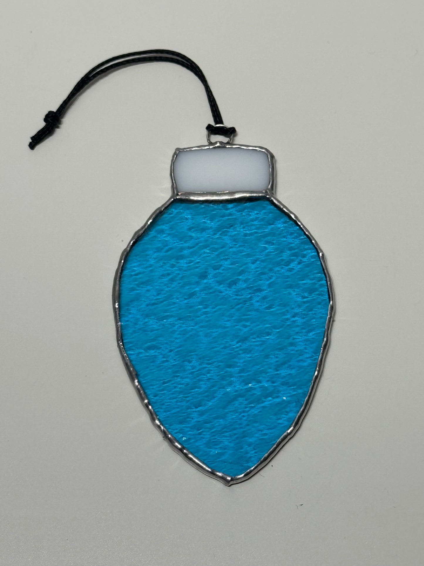 Kerst licht glas decoratie- groot (verschillende kleuren)