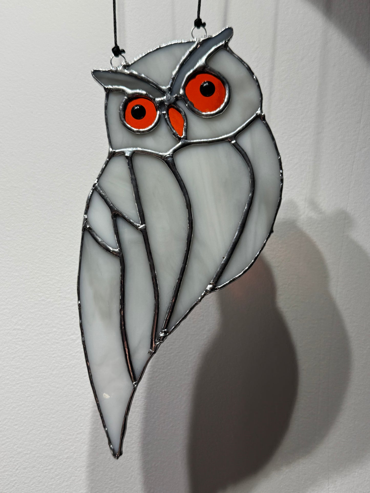 Uil glas decoratie - verschillende kleuren